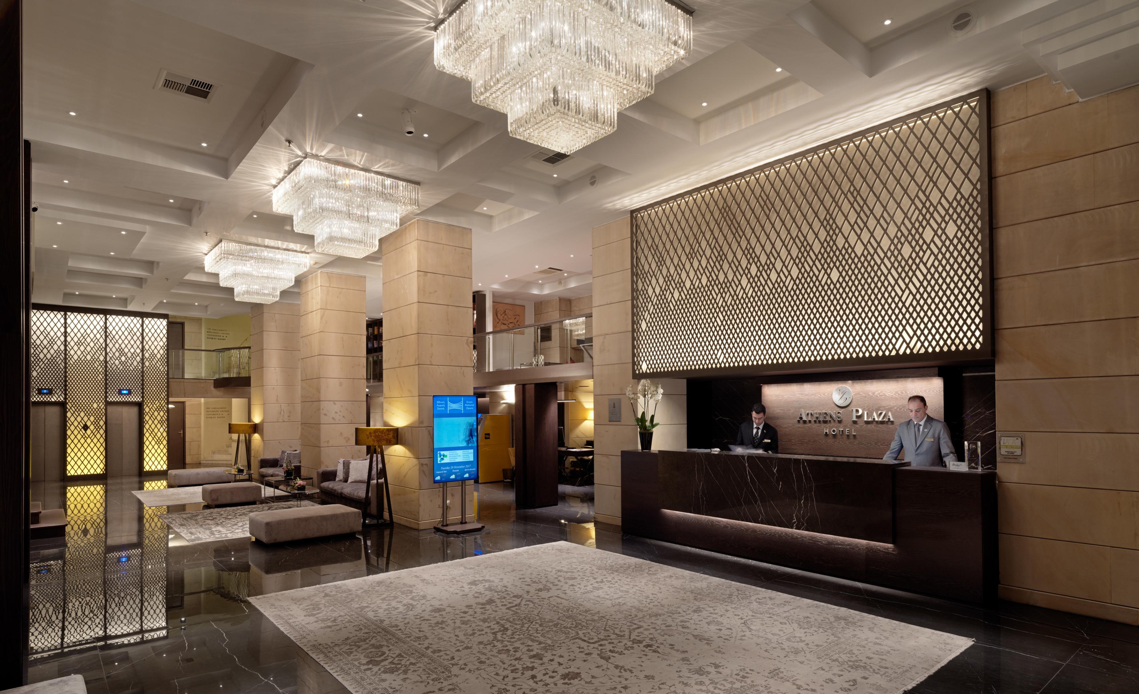 Готель Njv Athens Plaza Екстер'єр фото Lobby